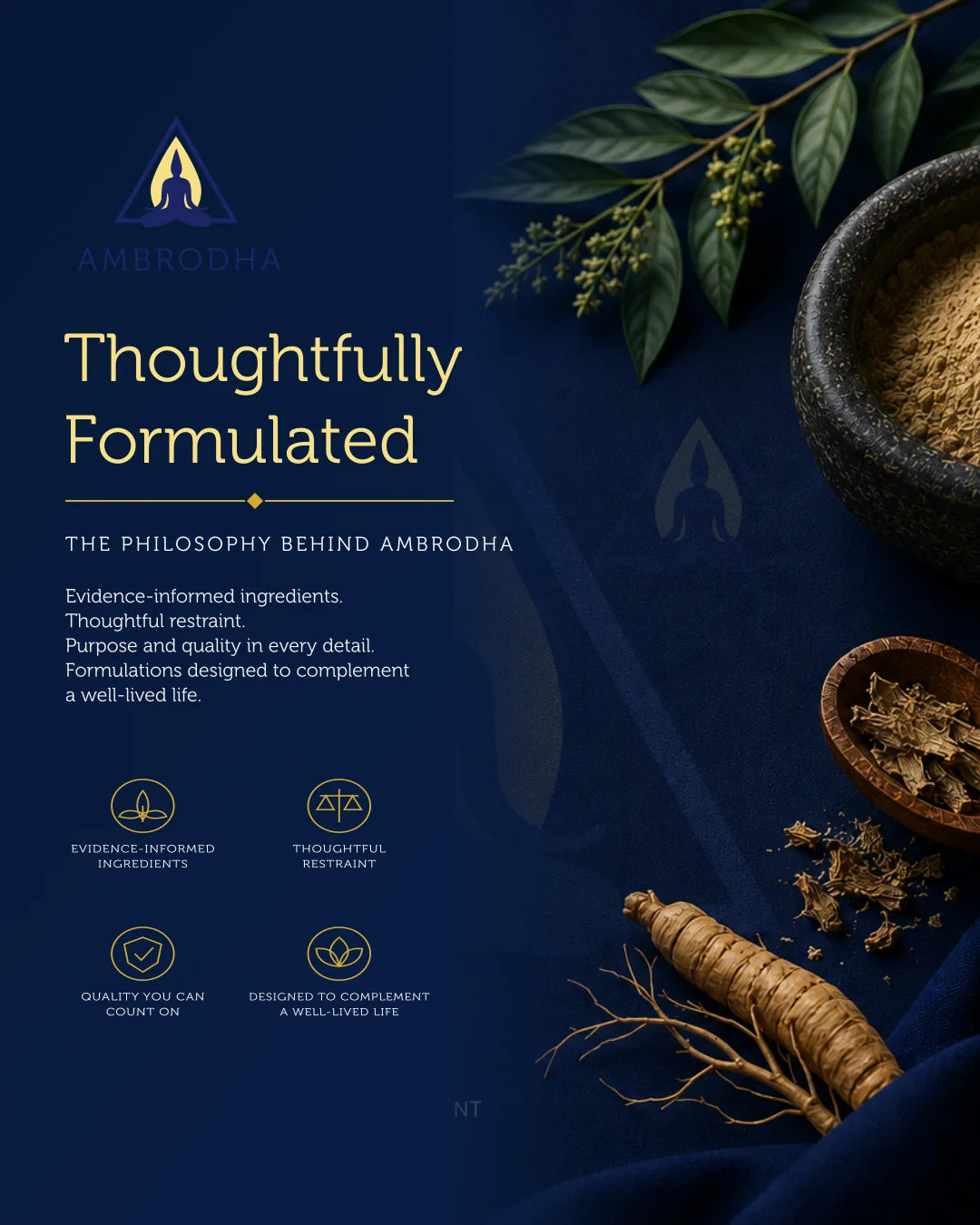 Thoughtfully Formulated: The Philosophy Behind Ambrodha
